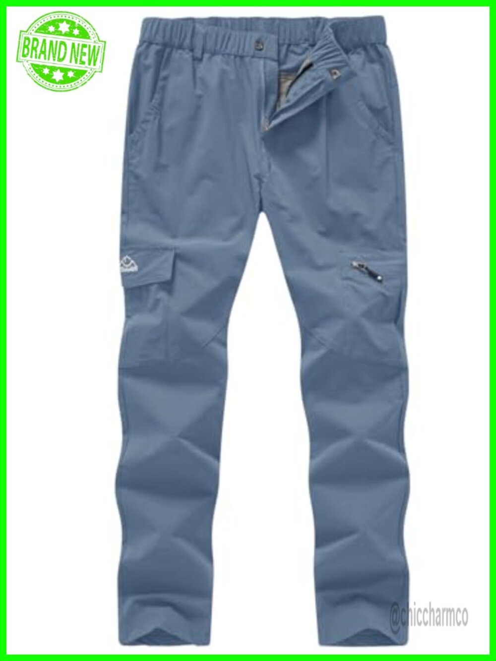 Women's Lightweight Hiking Cargo Pants Nylon Blend Quick Dry UPF 50 Stretch